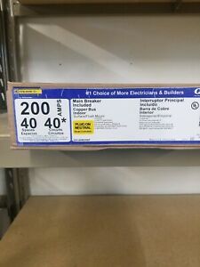 Square D QO140M200P 40 Circuit 200 amp Main Breaker Panel Load Center NEW in Box
