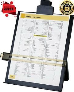 Document Holder Stand Adjustable Easel Copy Desk Paper Legal Letter Typing Black