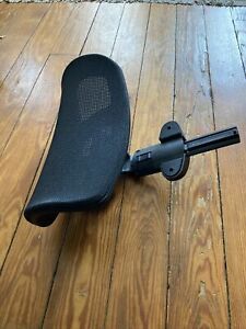 Lorell Hi-Back Chair Mesh Headrest, Black - LLR85562
