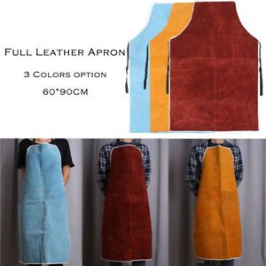 Welding Equipment Welder Heat Insulation Protection Cow Leather Apron 3 Colors