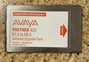 Avaya Partner ACS R7.0 to R8.0 Software Upgrade Card 700469697 FREE US SHIPPING