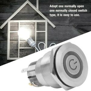 1X 22mm Momentary Push Button Switch 12V 1NO 1NC SPDT ON/OFF Waterproof
