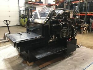 Heidelberg Cylinder Die Cutter S 28&#034;