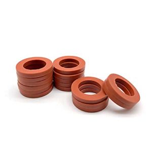 cozyou 50 Pieces Heavy Duty Rubber Washer Red O-Rings Garden Hose Washer, Fit