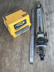 Spectra Precision LL500 Laser Level with Receiver, Tripod and Rod (in inches)