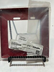 Simplex 2099-9814 0743205 Trim Plate Assembly Red - New!