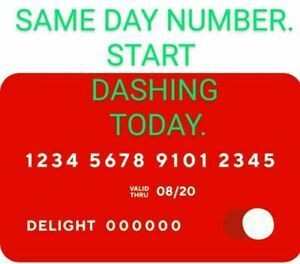 DoorDash Official Red Card SAME DAY CARD NUMBERS!! SAME DAY SHIPPING