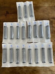 19 Pack 35cc Regular Luer syringe Sterile Latex-free Monoject Syringe New