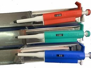 Micropipette Set Variable Volume 5-50Ul,10-100Ul,100-1000Ul COMBO PACK FREE SHIP