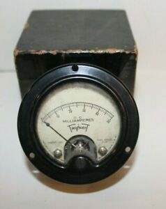 Vintage Triplett Model 221 Panel Meter 