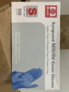 Basic gloves  Nitrile exam powder-free  1boxes/100gloves