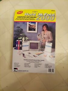 Vintage Hold &#039;N Fold 2000 LEO86200 Computer / Desktop Copyholder 9-1/2 x 12-3/4