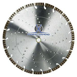 16” Turbo Segmented Diamond Blade Teardrop Keyhole Gullet General Purpose