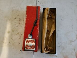 Starrett No. 657A Magnetic Base Indicator Holder w/Original Box