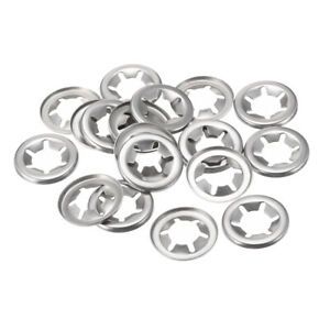 M12 Internal Tooth Starlock Washer 11.2mm I.D. 24.5mm O.D. Stainless Steel 20pcs