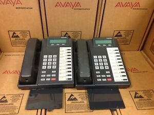 Lot of 2 Toshiba Strata DKT2010-SD Phone (Charcoal) No Cords
