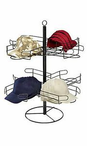 2-Tier Rotating Countertop Cap Rack