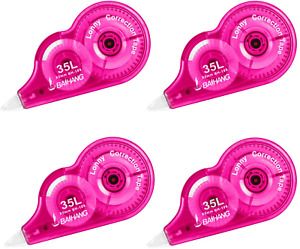 Correction Tape White Out Tape 4-Count Light &amp; Handy Easy To Carry Non-Toxic
