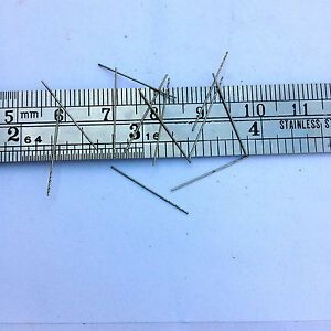 12 PCS 1/64&#034; (.0156) Number Bright Finish Micro Jobber Drill Bits HSS. USA