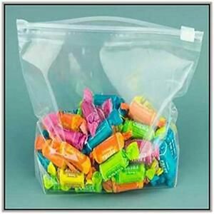 Clear Plastic Bags with Reclosable Zippered Top, 16? X 18?, 3.5 Gallon and