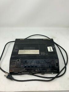 Sanyo TRC-6040 Microcassette Transcriber Transcription Machine W/ Power Adapter