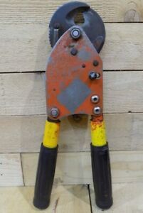 H.K PORTER - 6990FS - COMPACT RATCHETING - 14in - WIRE CUTTERS - MADE IN USA HKP