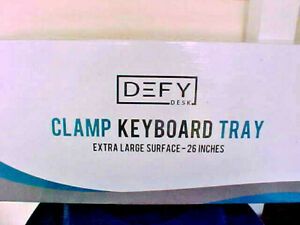 DEFY Clamp Keyboard Tray - Xtra Large Surface