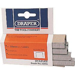 Draper Heavy Duty Staples (Box of 1000) 10mm