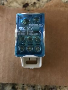 ERICO ERIFLEX 569030 SINGLE POLE DISTRIBUTION BLOCK 160A 690V (DR3A2)