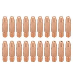 20pcs/set 24KD MIG Welding Torch Gas Nozzles Welding Contact Tips Holder