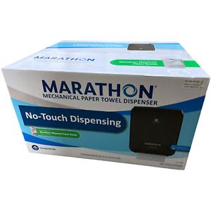 Marathon Mechanical Hand Towel Dispenser in Black