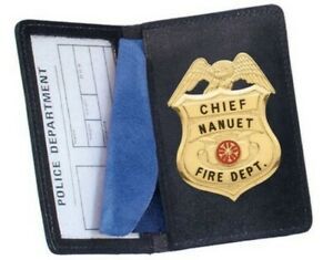Strong Leather 84800-4152 Side Open Badge Duty Case Cutout #415