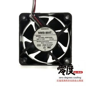 #LL 1PC NEW Fan   NMB 6025 24V 0.11A 2410RL-05W-B59 6CM 6 3  Free shipping