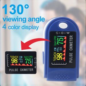 Finger Tip Pulse Oximeter Blood Oxygen Saturation PR Monitor Heart Rate TesterUS