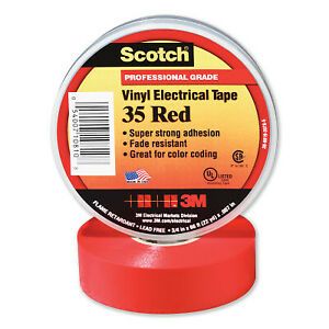 SCOTCH 35 RD 3/4 IN X 66FT VINYL CODING ELEC TP 7000006094  - 1 Each
