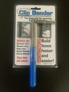 Clip Bender with Yellow Handle -Tool For Securing T-Post Fence Clips- #CB001