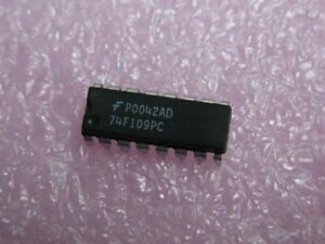 500 PCS FAIRCHILD 74F109PC  INTEGRATED CIRCUITS