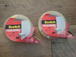 Scotch® Heavy Duty Shipping Packing Tape with Dispenser, 1.88&#034; x 82 yds.!!