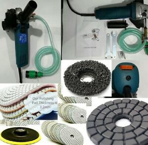 Wet Polisher 25 Marble concrete Metal Fiberglass Wood polishing pad strip wheel