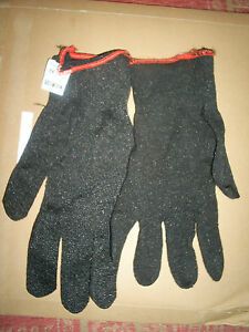 WELLS LAMONT CUT-RESISTANT SAFETY GLOVES SIZE 8 MEDIUM UNUSED BLACK