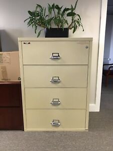 FireKing Fireproof Lateral File Cabinet, 4-dr.