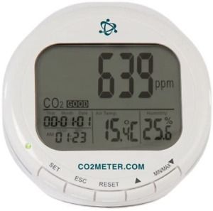 CO2Meter AZ-0004 Indoor Air Quality CO2 Meter, Temperature and Relative White