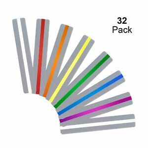 32 Pieces Guided Reading Strips Highlight Strips Colored Overlays Colorful Bookm