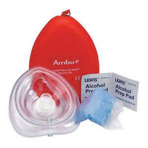 FIRST AID ONLY M573-AMBU CPR Mask,6 Components