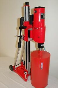 BLUEROCK® Tools 12Z1 T/S CORE DRILL 2 SPEED W/ VACUUM PUMP &amp; TILTING STAND