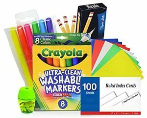 Ruled Index Cards, 3 x 5 Inch White Index Note Cards For School Supplies,