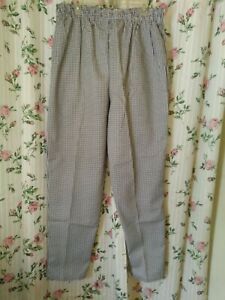 Chef Checkerboard Pants XL Regular NWT