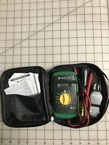 GREENLEE Basic Electrical Kit: DM-20 Mutimeter,GT-10 Tester &amp; GT-11 Vol Detector