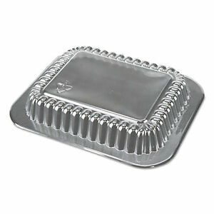 Durable Packaging Lid,1lb,Oblong Dome,Foil P2201000 P2201000  - 1 Each