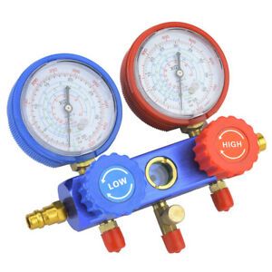Manifold Gauges Valve Set Air Conditioning Refrigerant Tool Set Easy To Use For